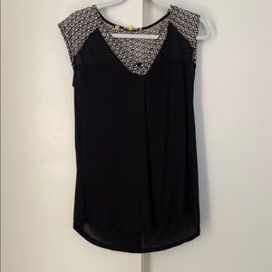 Black Anthropologie Top
